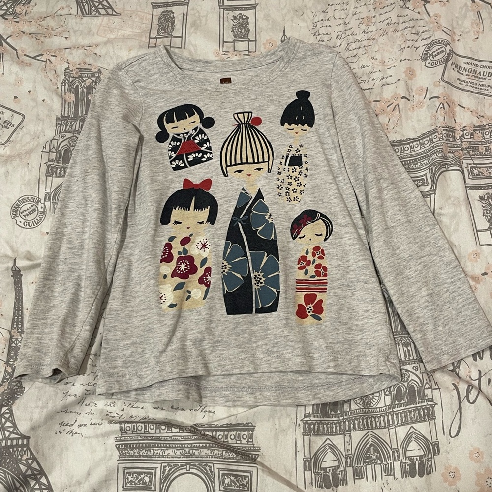 Tea Collection Geisha Longsleeve Top size 5
